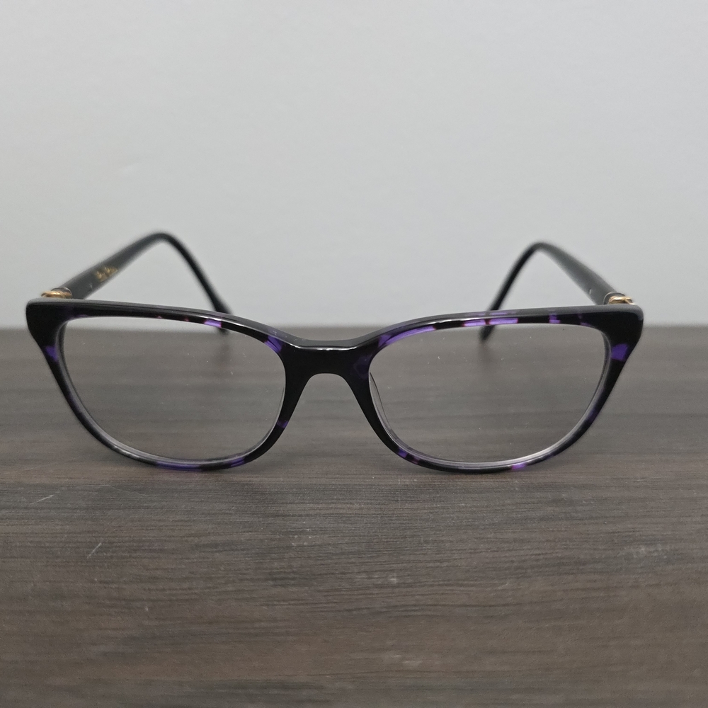 Lilly Pulitzer Dossie Navy/Purple Full Rim Eyeglasses Frame